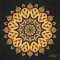 Luxury Gold mandala background vector