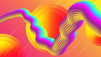 Colorful Fluid Marble Design vector
