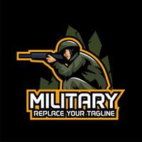 Military Gaming Emblem vector