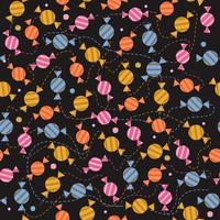 Seamless Colorful Candy Pattern vector