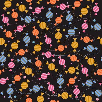 Seamless Colorful Candy Pattern