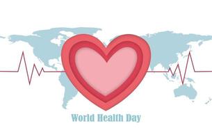 World Health Day Poster vector