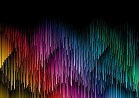 Abstract Background with Falling Rainbow Lines vector