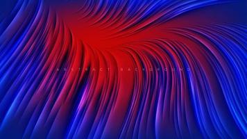 Abstract Red Blue Line Design vector
