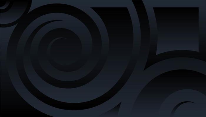 Geometric Background with Swirl Paper Cut Shapes 