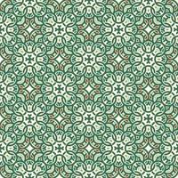 Green, Red, and Light Green and Geometric Pattern vector