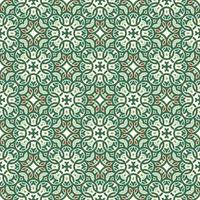 Green, Red, and Light Green and Geometric Pattern vector