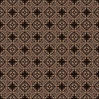 Dark Brown with Tan Details Geometric Pattern vector