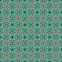 Green and Red Geometric Pattern vector