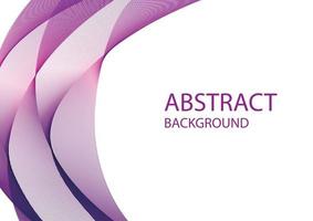 Advertisement Banner with Purple Abstract Shapes vector