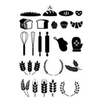 Bakery Elements Set vector