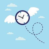 Flying lost time vector