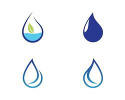 Water drop symbol set vector