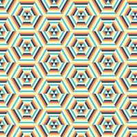 Geometric Hexagon Pattern background vector