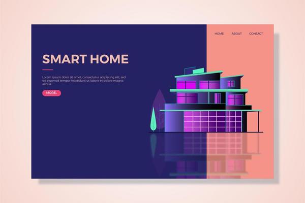 Smart Home Landing Page
