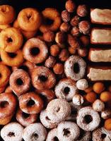 Background of donuts