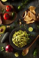 Homemade Fresh Guacamole and Chips photo