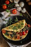 Rustic omelette photo