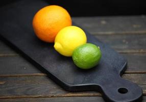 Display of citrus fruit