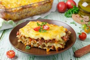 Italian lasagna photo