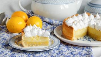 tarta de limón con merengue