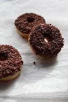 The chocolate doughnuts photo