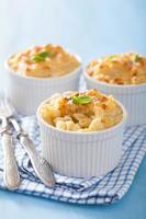 baked macaroni with cheese photo