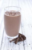 bebida de leche (chocolate) foto