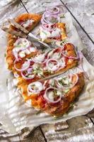 Pizza with onion