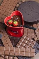 chocolate fondue photo