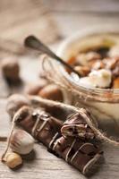 Chocolate and nuts photo