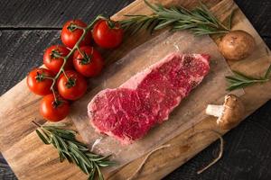 Grilling Strip Loin Steak Series Raw Meat photo