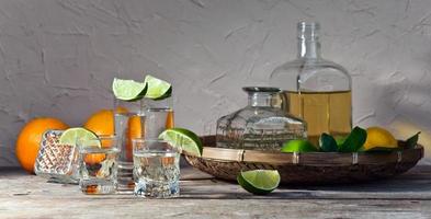 tequila y cítricos foto