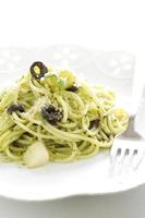 italian food, olive and potato photo