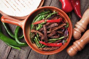 Fajitas with grilled vegetable photo