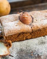 Cake with pears photo