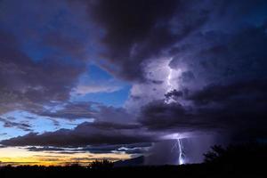 Tucson Sunset Lightning photo