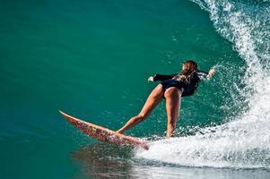 surfeando una ola