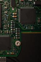 Electronic micro circuit photo