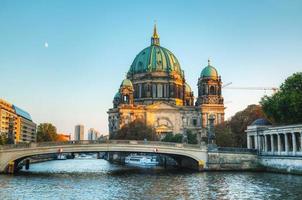 Berliner Dom cathedral in the evening photo