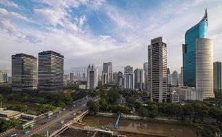 the Jakarta Skyline at Daylight photo
