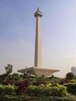 Monas, Indonesia National Monument on a sunny day