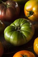 Colorful Organic Heirloom Tomatoes photo