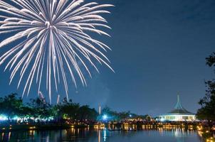Fireworks at Suan Luang Rama IX ,Bangkok photo