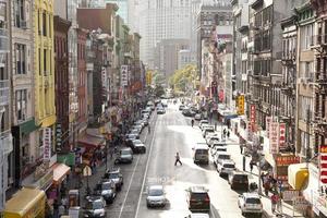 barrio chino en la ciudad de nueva york foto