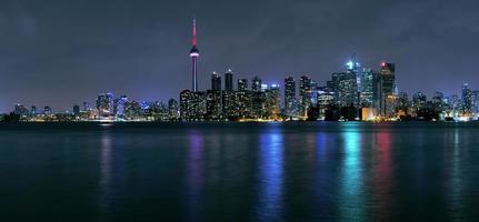 Toronto city at night photo