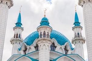 La mezquita de Kul Sharif en el Kremlin de Kazán, Tatarstán, Rusia