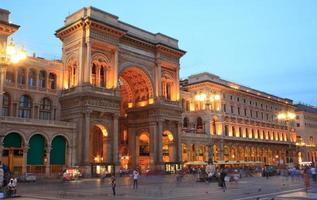 Vittorio Emanuele II gallery in Milan, Italy