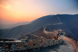 Great Wall sunset photo
