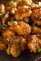 Asian Oranage Chicken with Green Onions photo